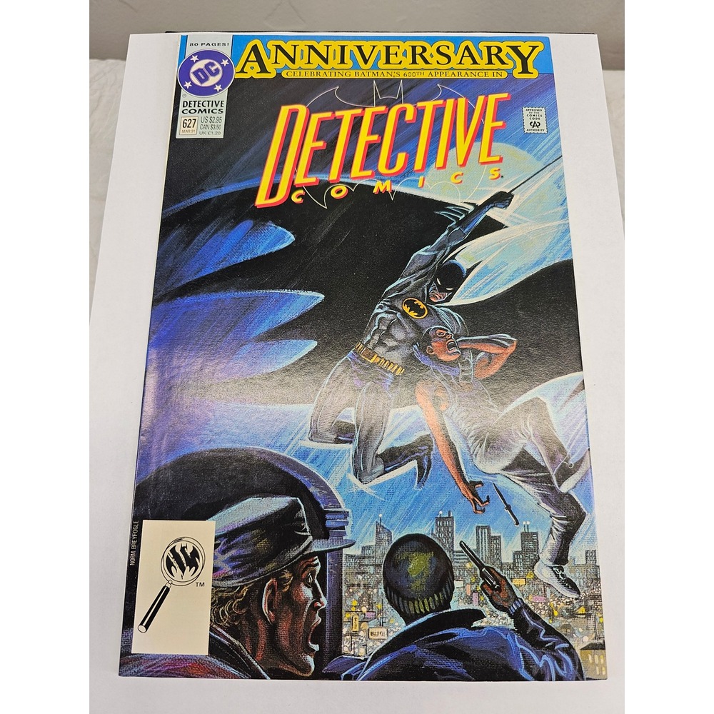 DC Detective Comics Batman 627 March 1991 Excellent 80 Page Anniversary Issue‎